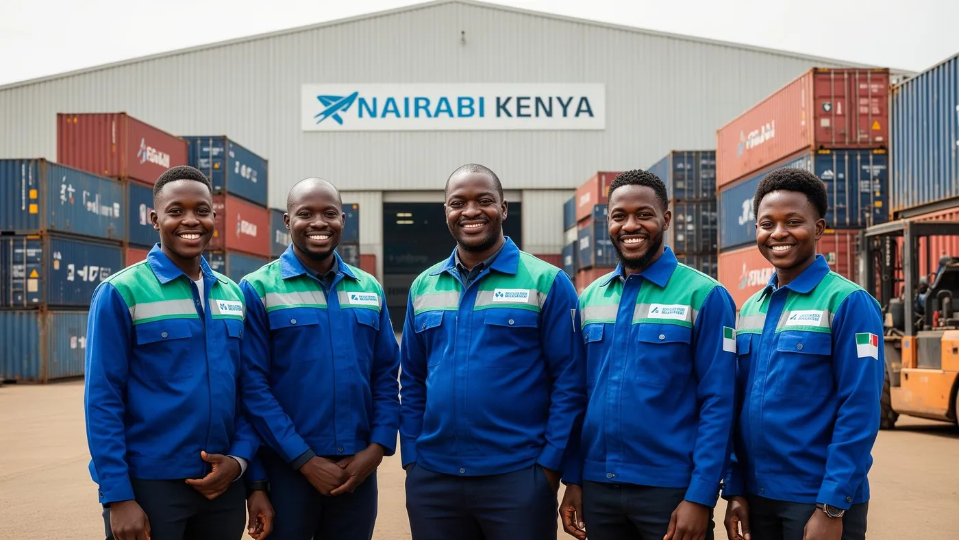 Titan Impex Shipping team supporting USA to Kenya cargo customers